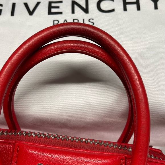 Givenchy red Mini Antigona bag- preloved but in great condition - Picture 8 of 12